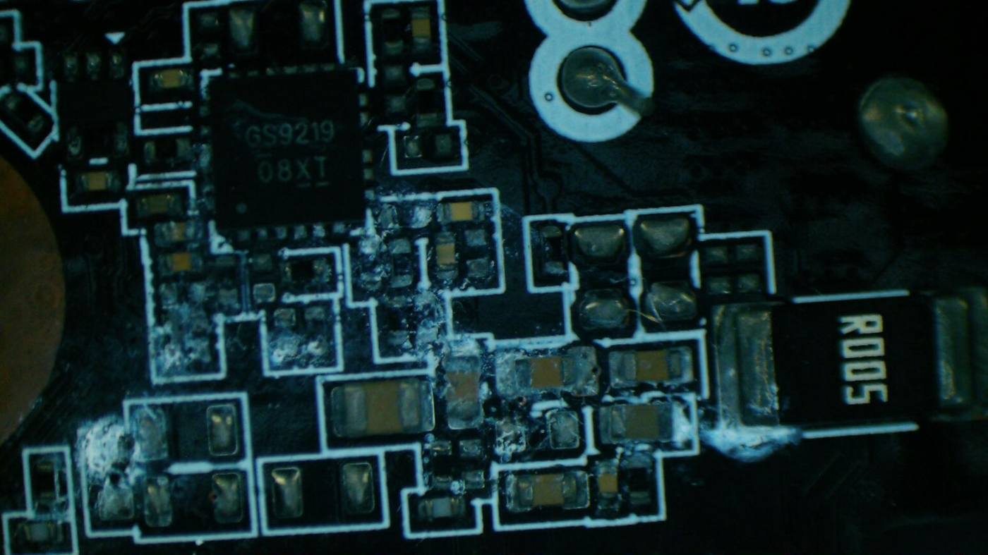 RTX 3080 Wasserschaden GS9219 Reparatur